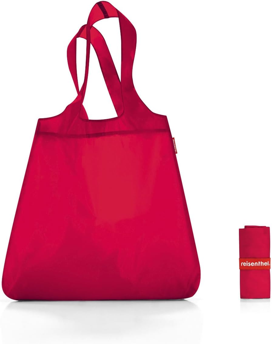 reisenthel mini maxi shopper paisley black - foldable shopping bag with attractive design - water repellent